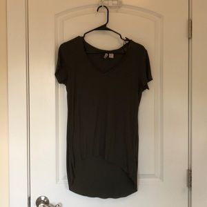 Ribbed tee shirt